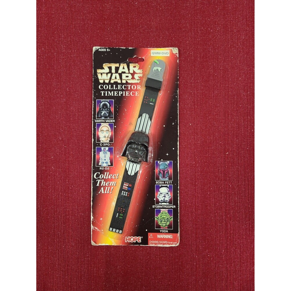 Star Wars Vintage 1996 DARTH VADER Hope Collector Timepiece Wrist Watch